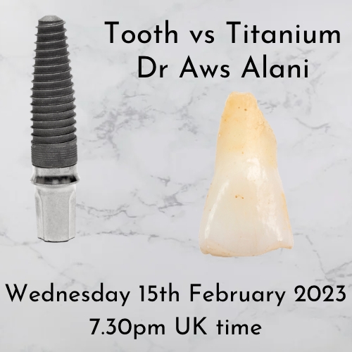 Tooth vs Titanium webinar